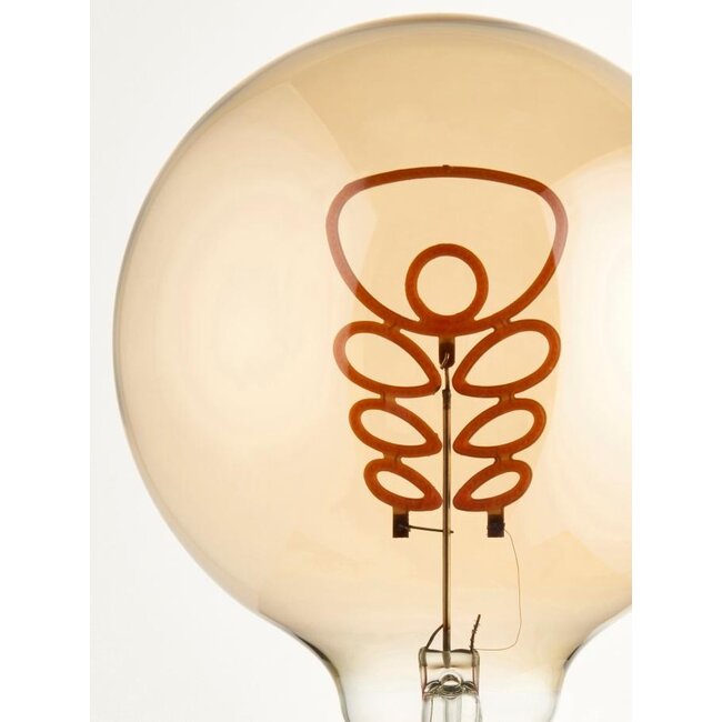 Amber Lustre Glass E27 2W Warm White