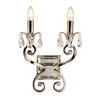 Oksana Nickel Double Wall Light
