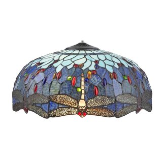 Dragonfly Blue 50cm Tiffany Shade