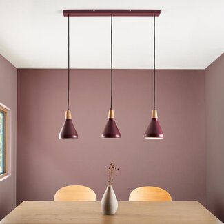 Wulston 3lt Bar Fitting Mulberry