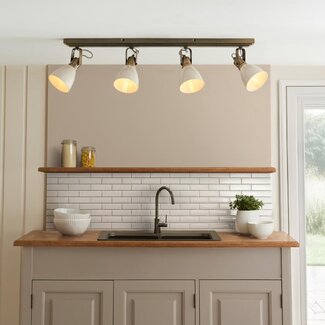 Cyrus 4 Light Spotlight Bar Ivory