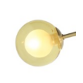 Eliza Yellow Glass G9 100mm