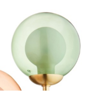 Eliza Green Glass E14 100mm