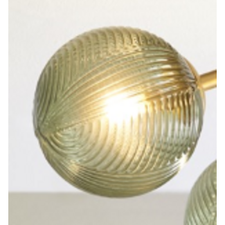 Cohen Spare Glass Green Ribbed