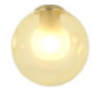 Eliza Yellow Glass G9 120mm