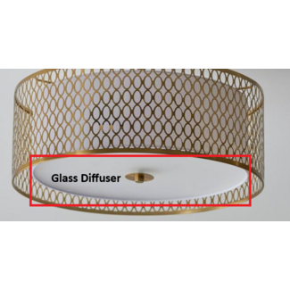 Cordero Flush  -  Glass Diffuser S-90788