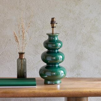 Monroe Table Base - Green Glaze