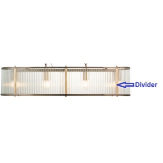Ridgeton 4Lt Linear 110945 - Glass Panel Dividers