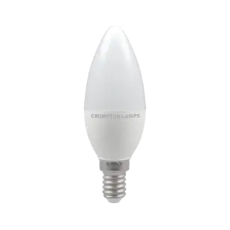 Crompton LED Thermal Plastic Candle Opal Dimmable 4.2W 4000K SES-E14
