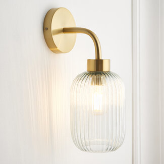 Leanne 1lt Wall Satin Gold