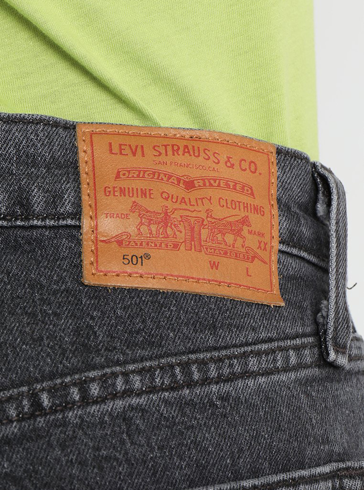 levis dark grey