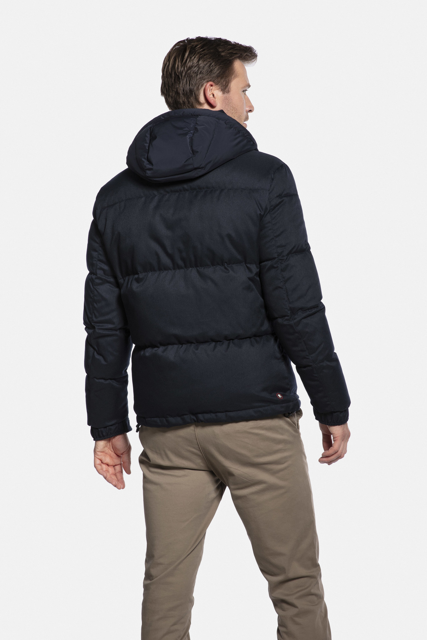 emporio armani all over eagle down padded jacket