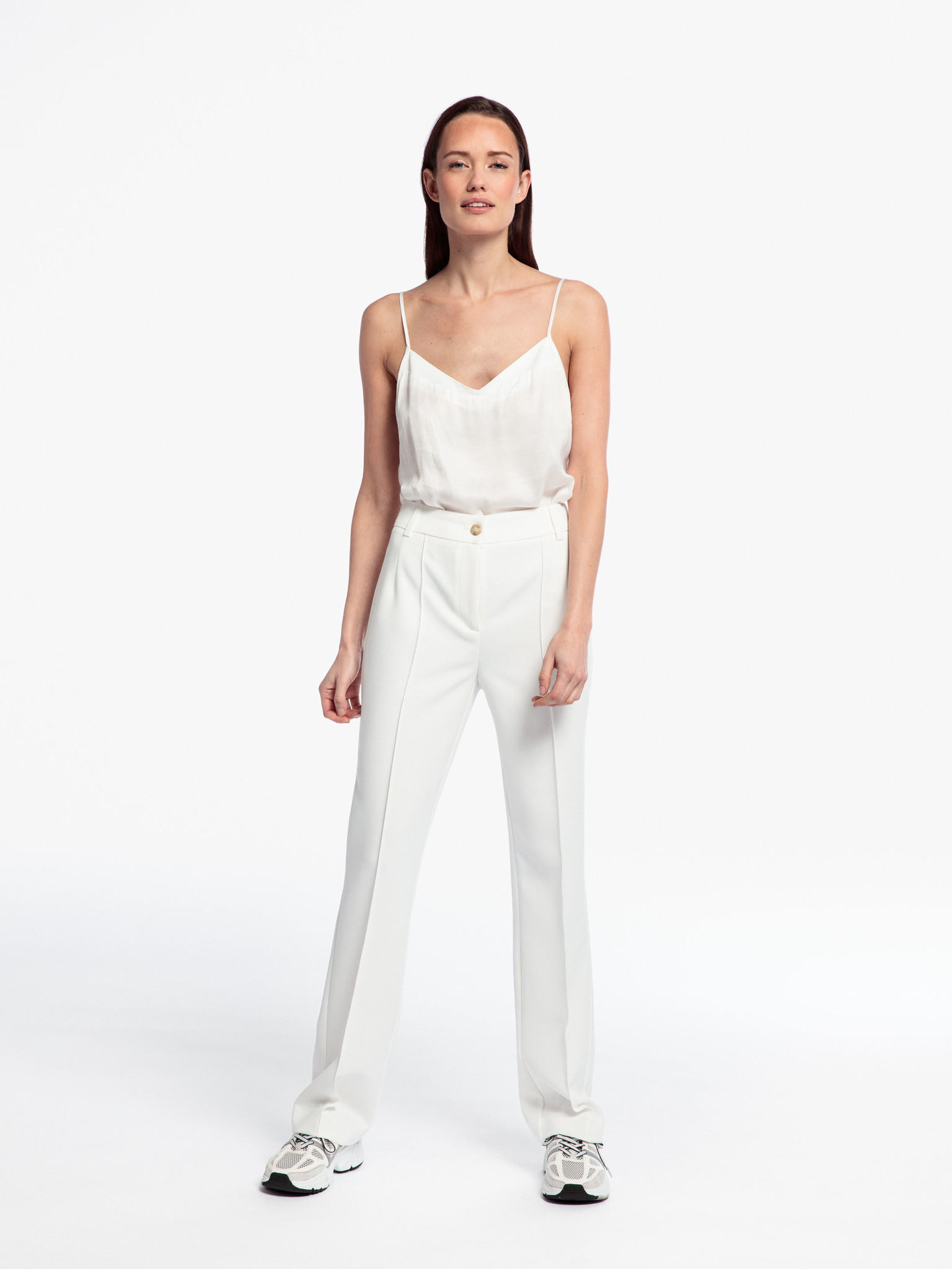 Satin Singlet - Off White - BEAUMONT 