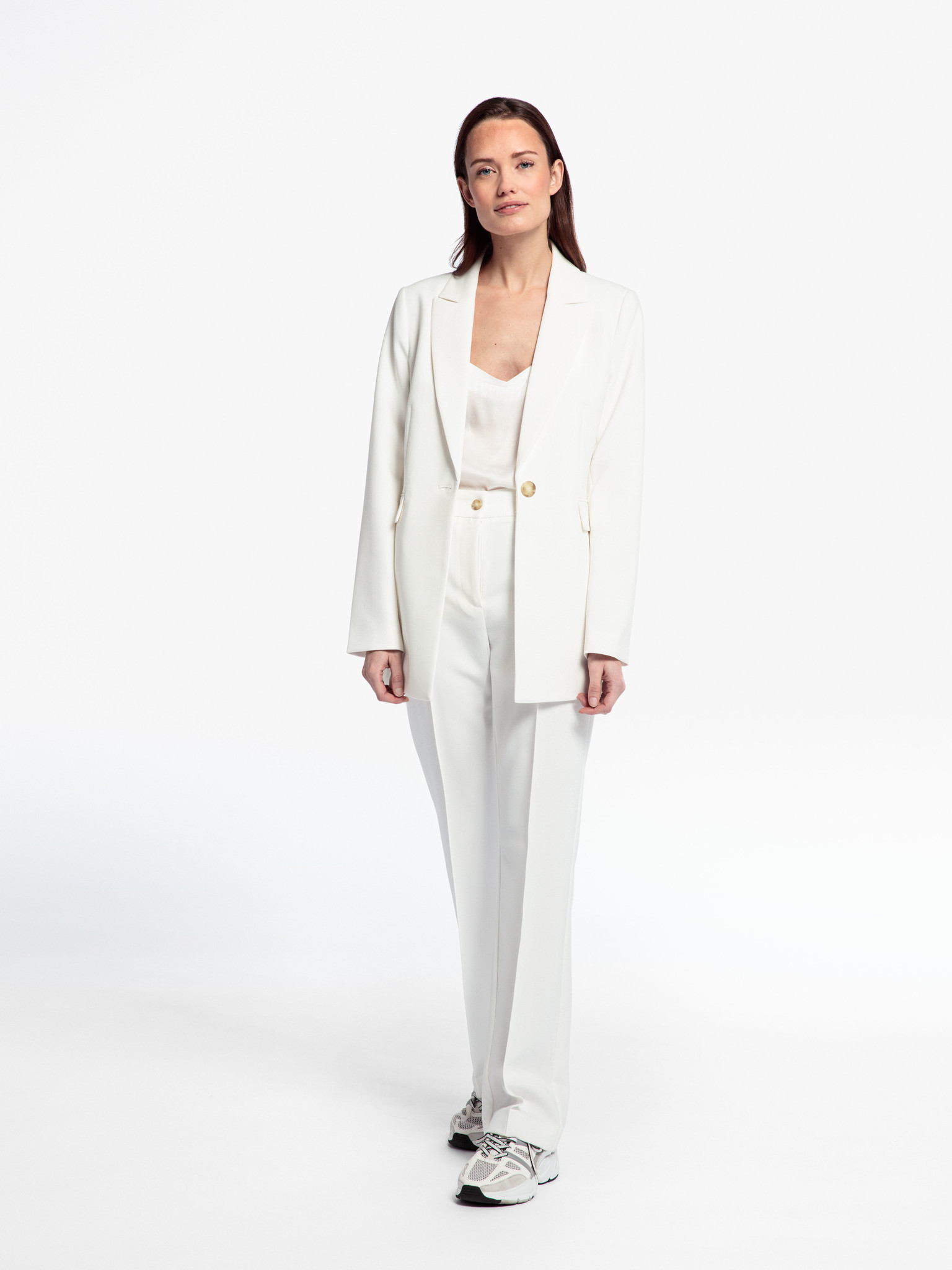 off white suit blazer