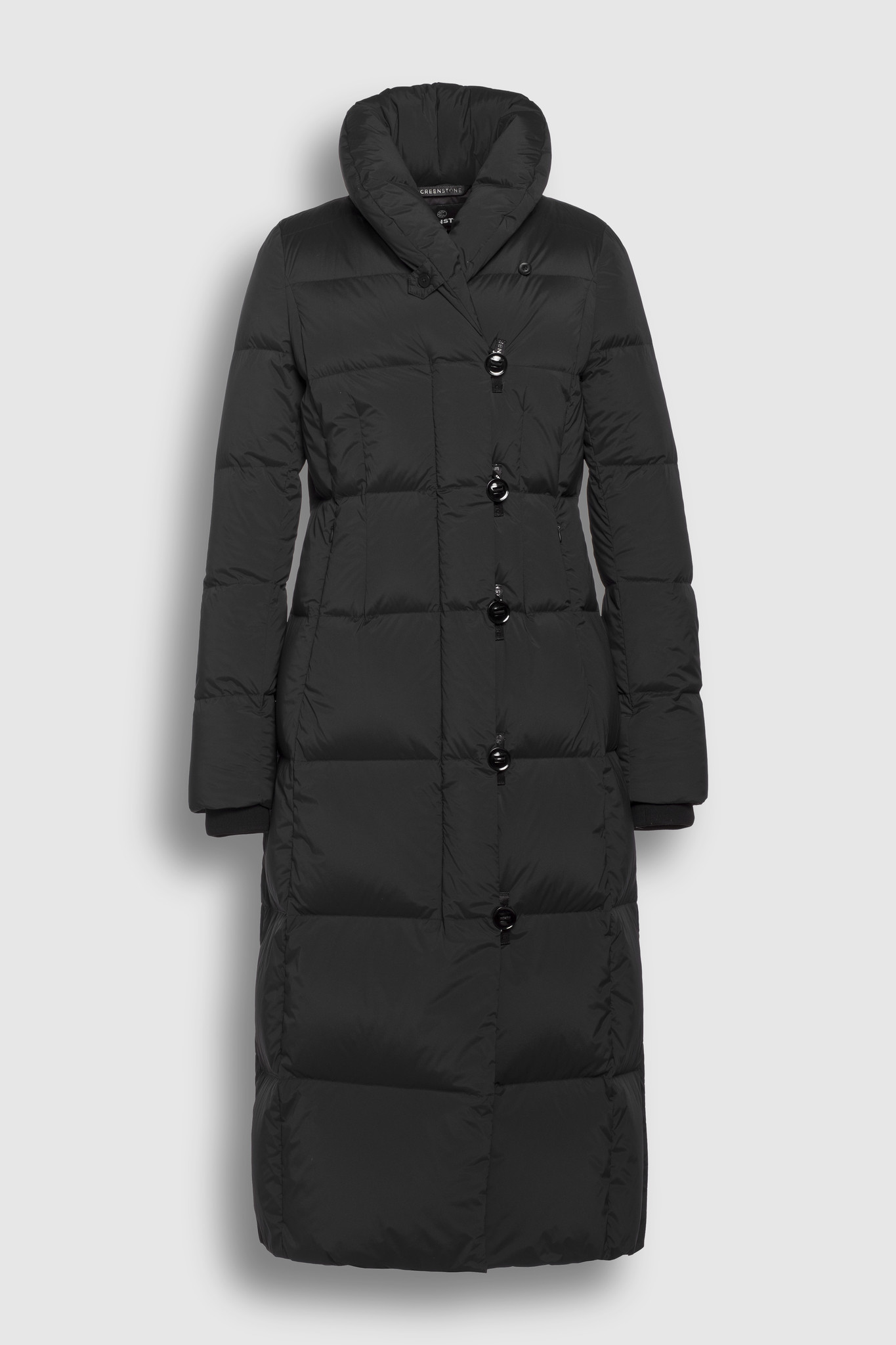 black down long coat