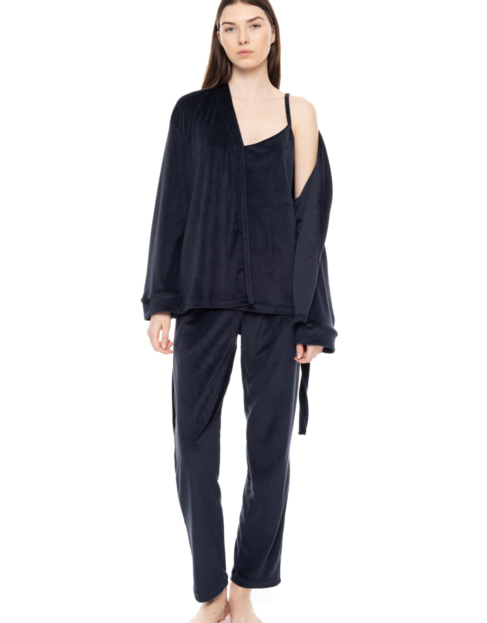 Pink Label Pyjama set 3-delig velvet
