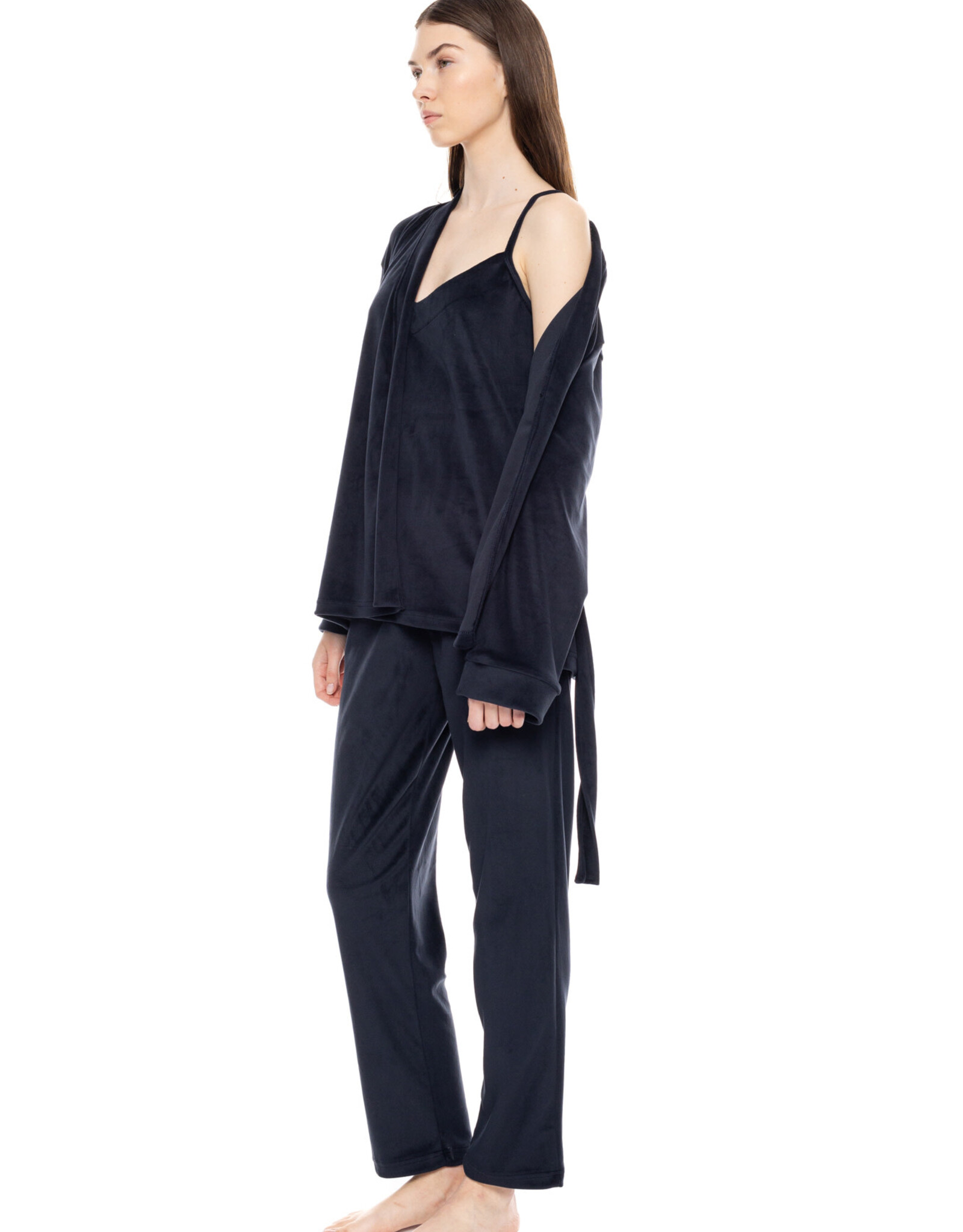 Pink Label Pyjama set 3-delig velvet
