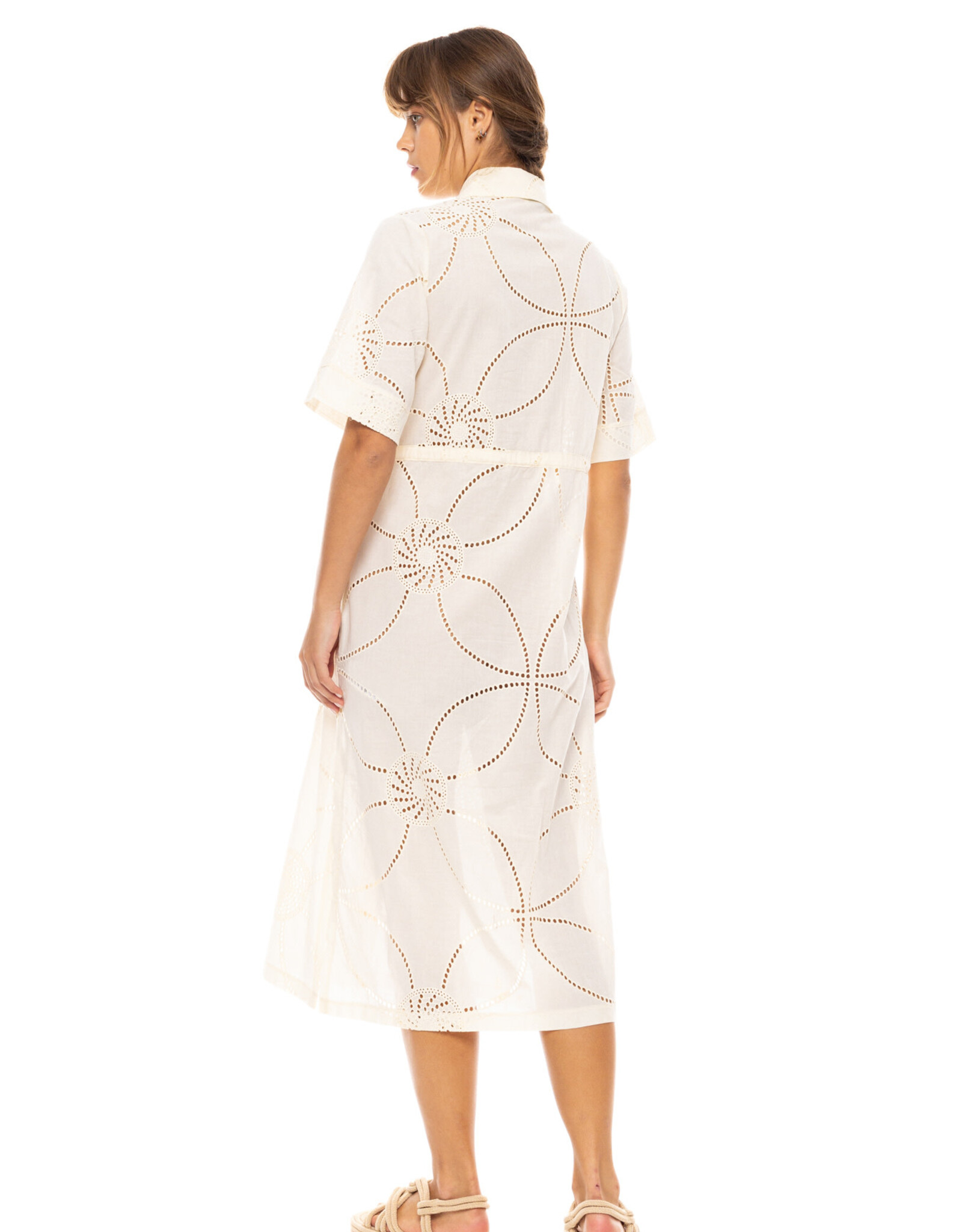 Pink Label Strandkleed met knopen