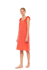 Pink Label Wit slaapkleed S1426