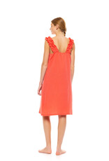 Pink Label Wit slaapkleed S1426
