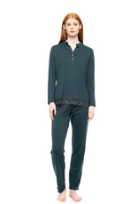 Pink Label Pyjama night lovers solid w1756