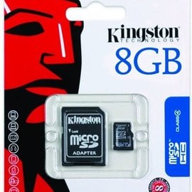 MicroSD 8GB + adapter