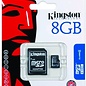 MicroSD 8GB + adapter