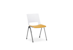 VLEGSis3 - Kunststof schaal, zitting gestoffeerd