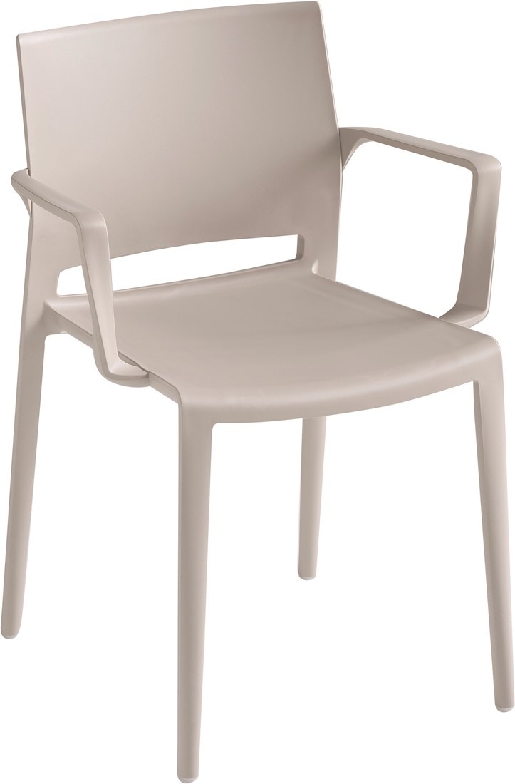 ACTIVE - KUNSTSTOF SCHOOLSTOEL MET ARMLEGGERS