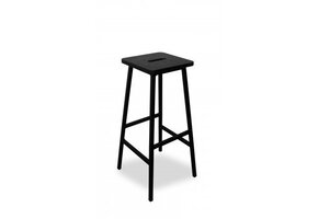 Sit-On BB-6 kruk zwart eiken