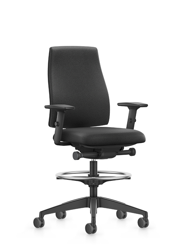 Se7en Anne's Counter LX001 Comfort Baliestoel Zwart