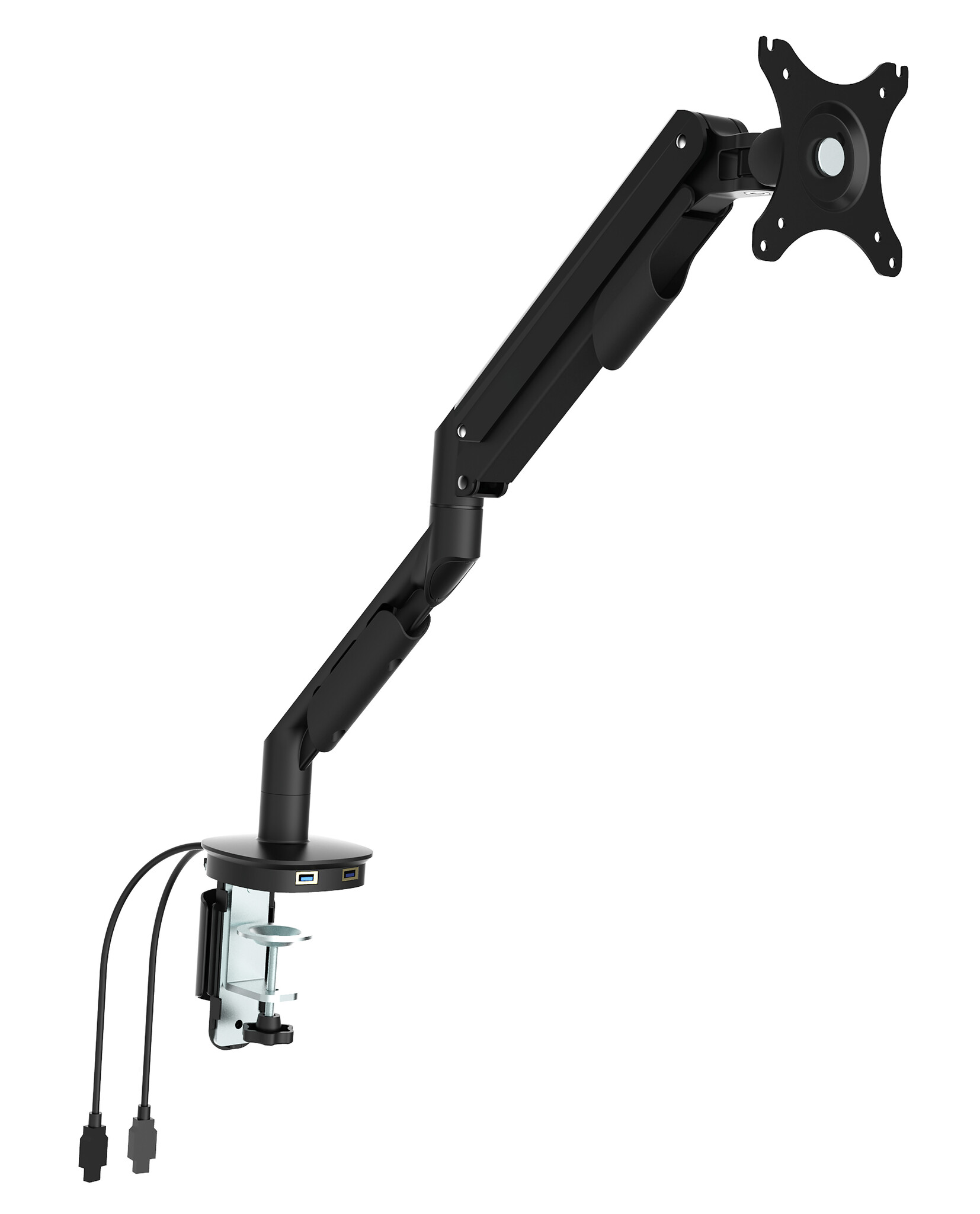 Euroseats enkele monitorarm incl. USB poorten