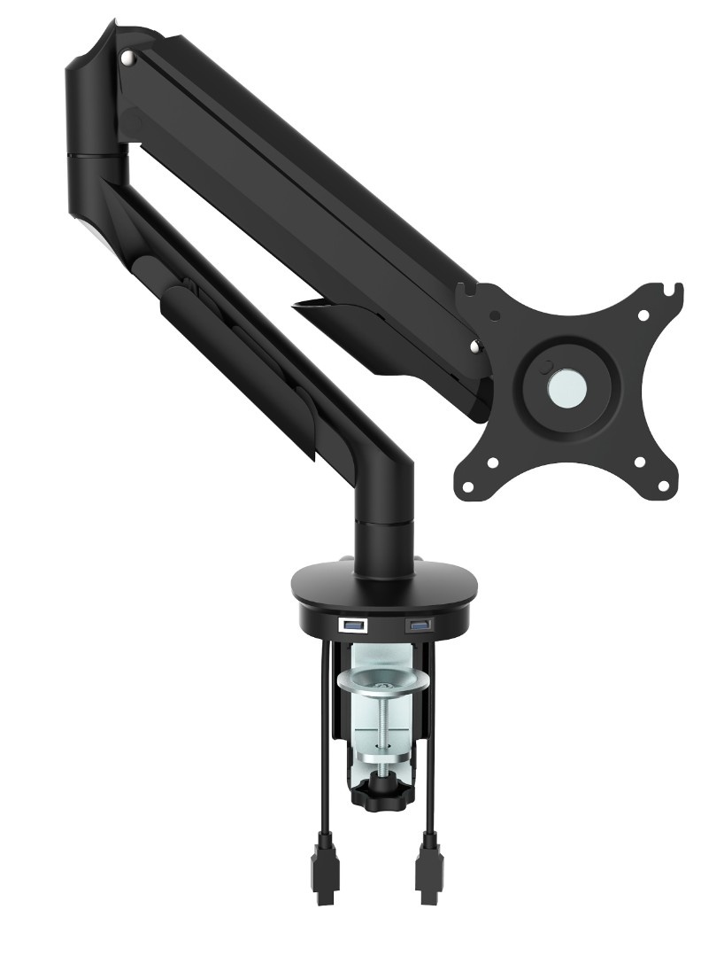 Euroseats enkele monitorarm incl. USB poorten