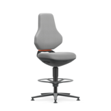 Bimos Texon 3 Werkstoel met glijders en voetenring