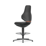 Bimos Texon 3 Werkstoel met glijders en voetenring