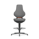 Bimos Texon 3 Werkstoel met glijders en voetenring