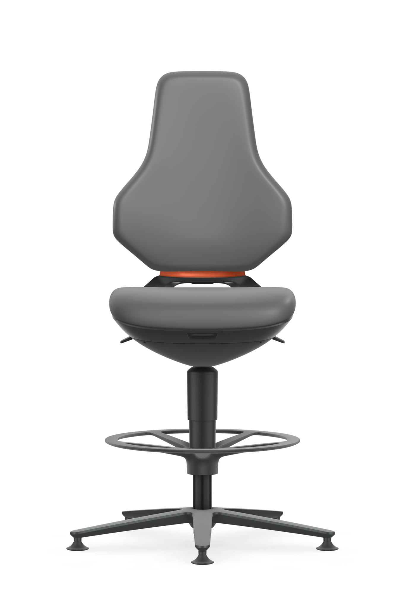 Bimos Texon 3 Werkstoel met glijders en voetenring