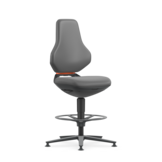 Bimos Texon 3 Werkstoel met glijders en voetenring