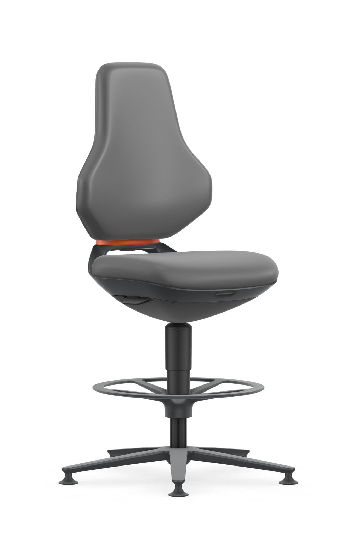 Bimos Texon 3 Werkstoel met glijders en voetenring