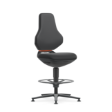 Bimos Texon 3 Werkstoel met glijders en voetenring