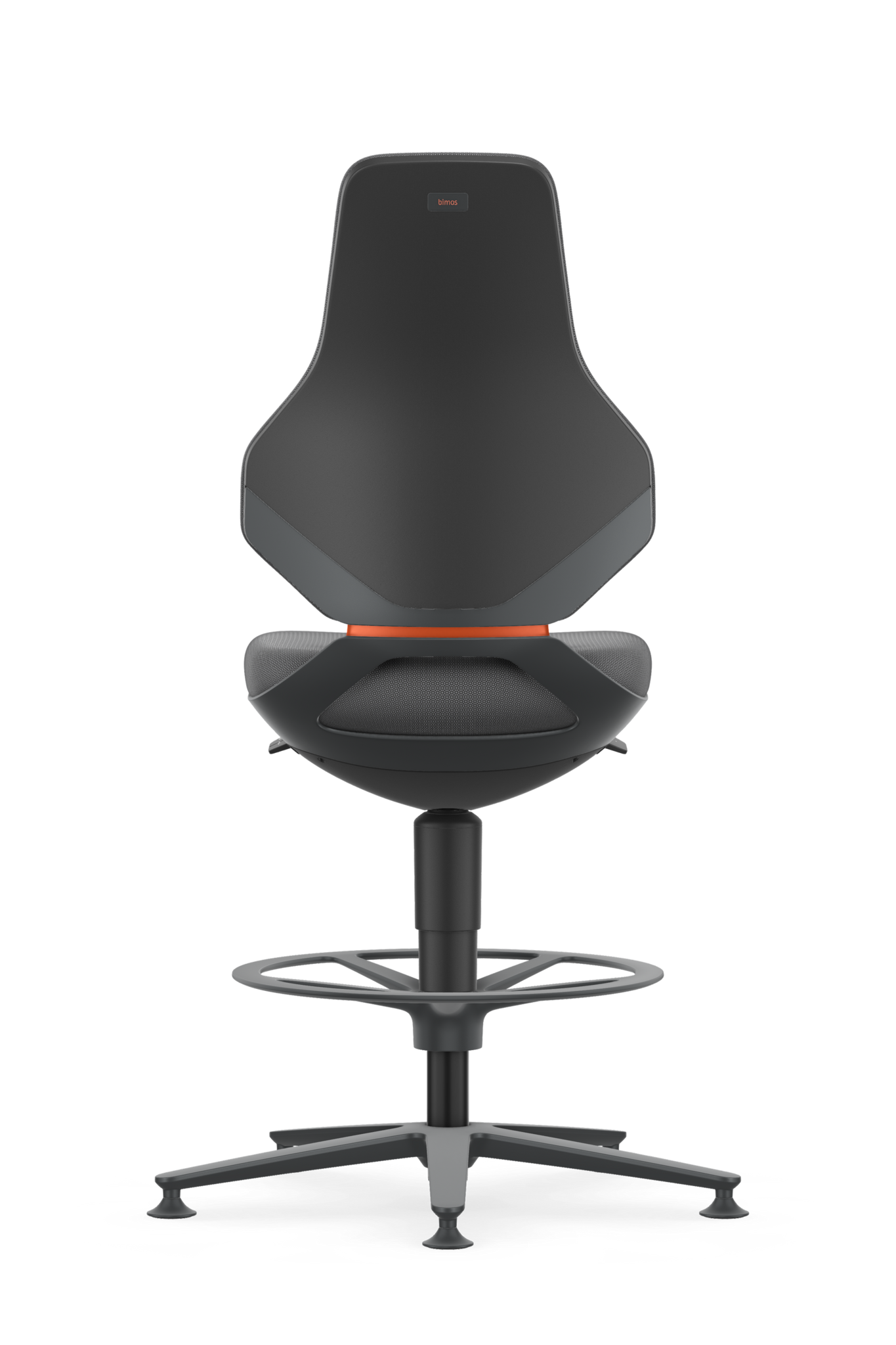 Bimos Texon 3 Werkstoel met glijders en voetenring