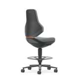 Bimos Texon 4 Werkstoel met zit-stop-wielen en voetenring