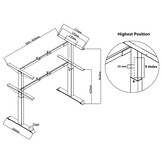 Euroseats bureau verstelbaar