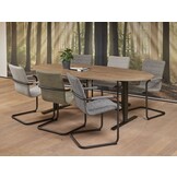 Vergadertafel Teezz Ellips 220 x 110 cm