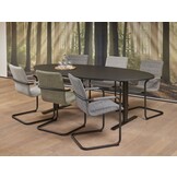 Vergadertafel Teezz Ellips 220 x 110 cm