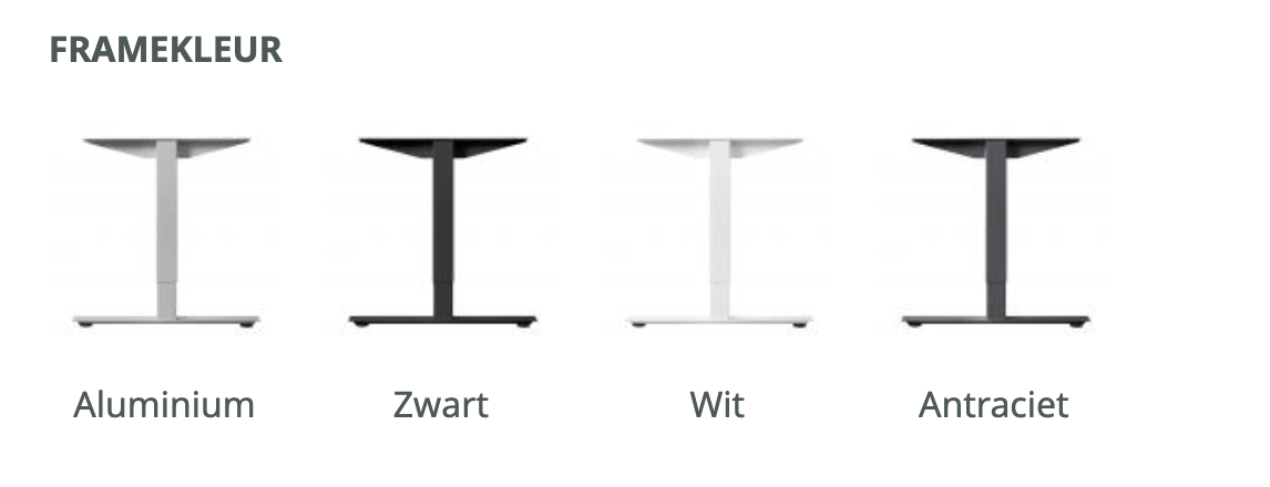 Vergadertafel Teezz Ellips 220 x 110 cm
