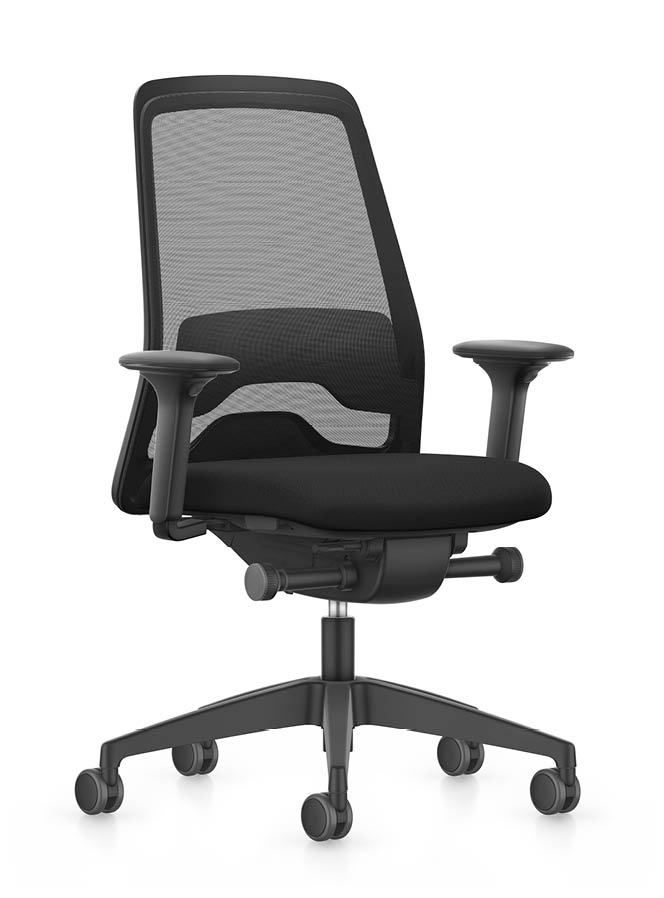 Interstuhl EVERYis1 Bureaustoel Zwart