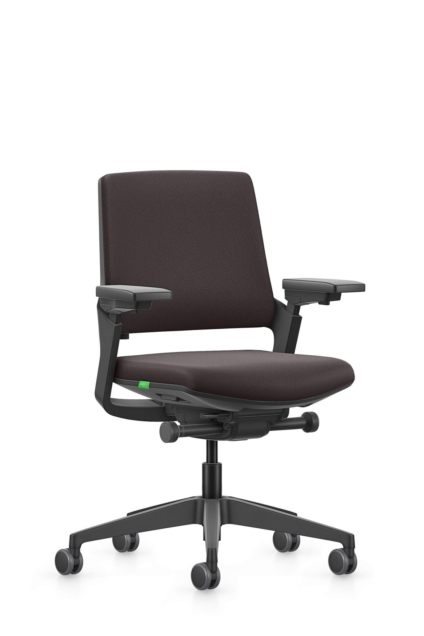 Se7en Elena LX004 Premium Bureaustoel Zwart