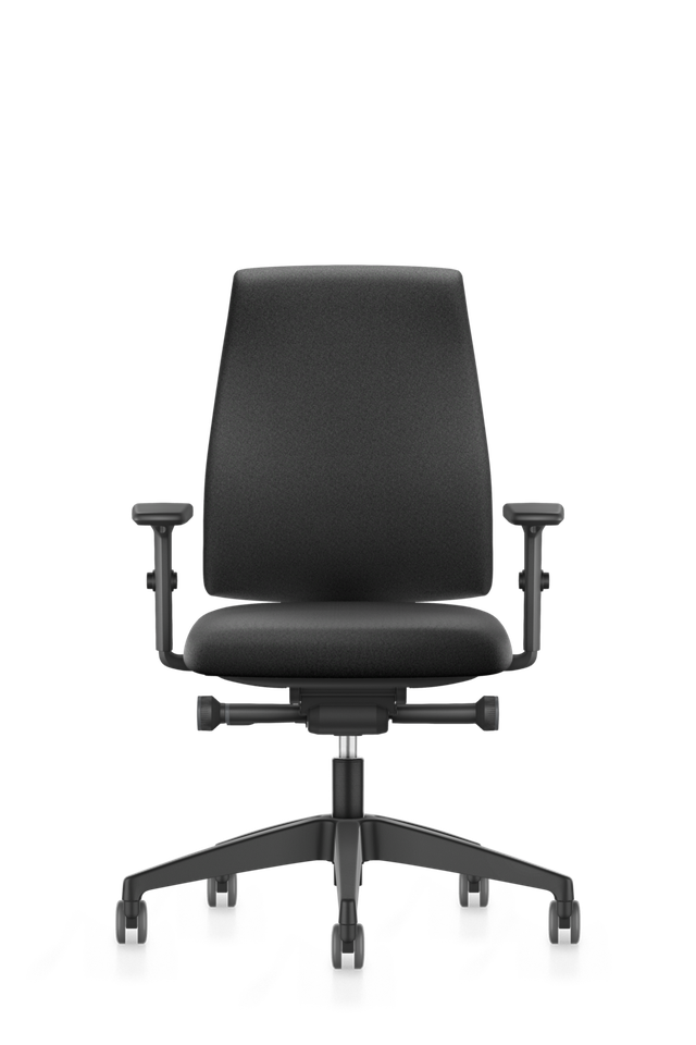 Se7en Anne LX111 Ergo Comfort Bureaustoel Zwart