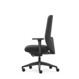 Se7en Iris LX134 Zwart Premium NPR Bureaustoel